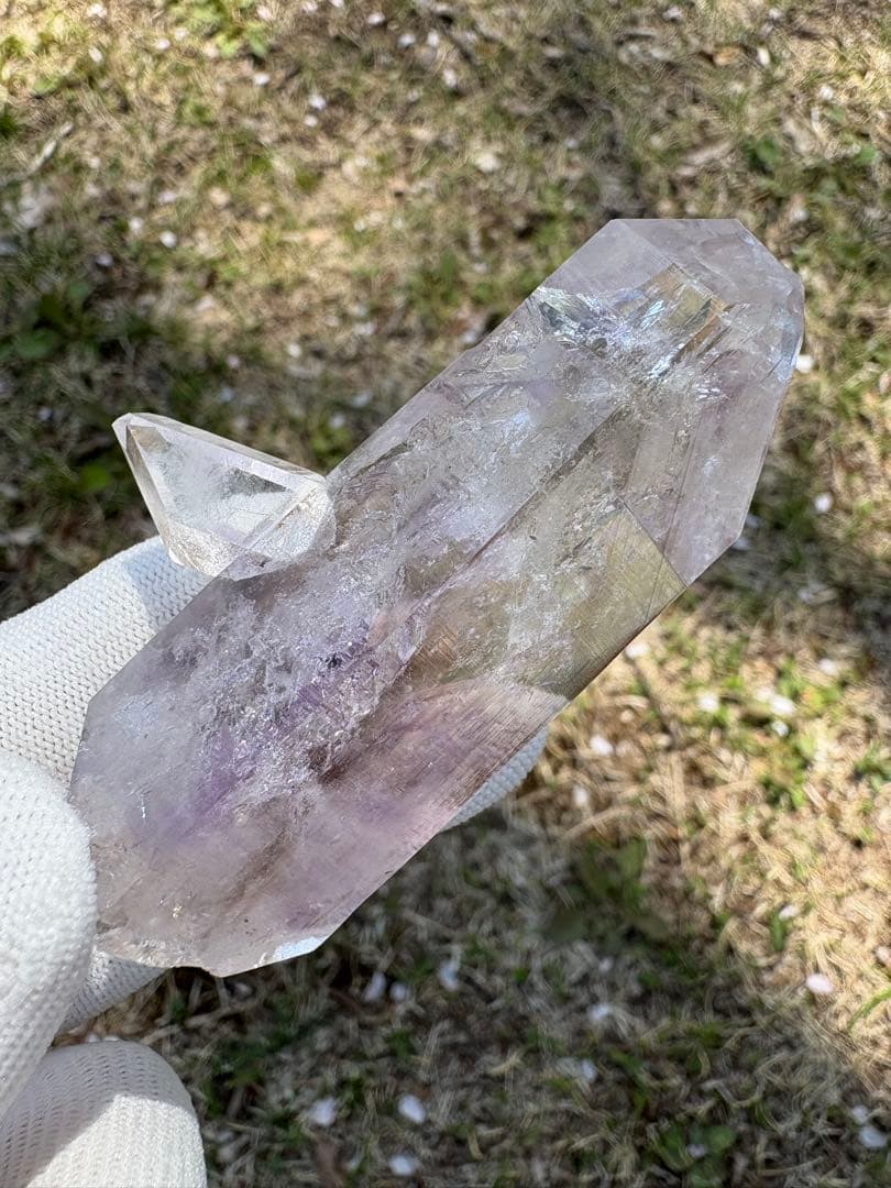 【匿名配送】ブランドバーグ産 陥入アメジスト