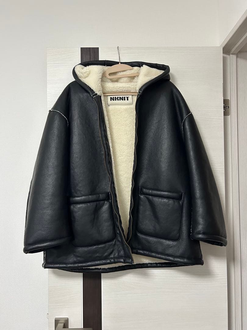 NKNIT ★ Vegan Mouton Hooded Zip Jacket