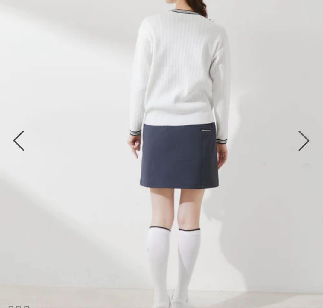 【完売品】JUN&ROPE ミニケーブル柄プレート使い 長袖プルオーバー L