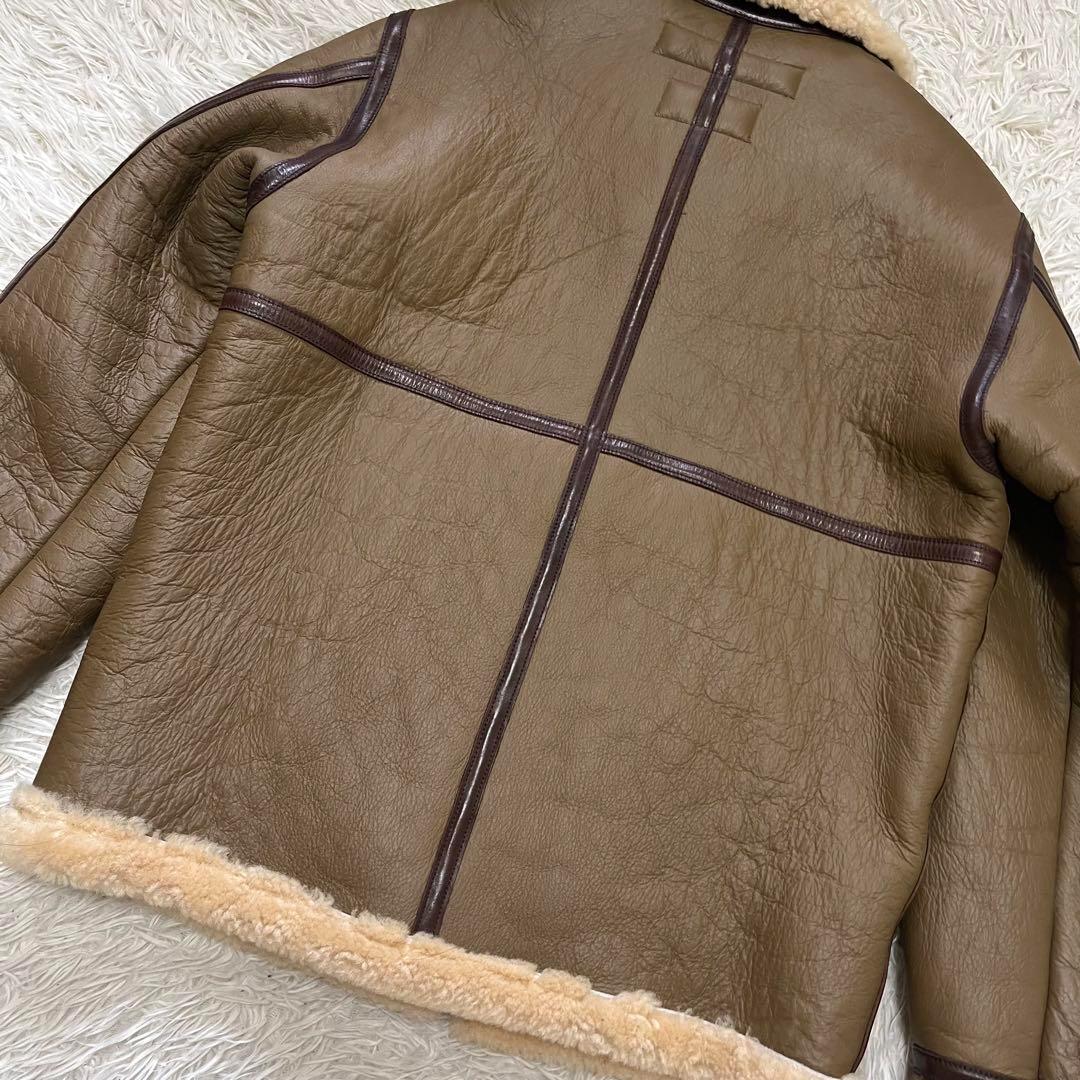 極美品　ネイバーフッド　N-1D ムートン　ディアスキン　M ホース