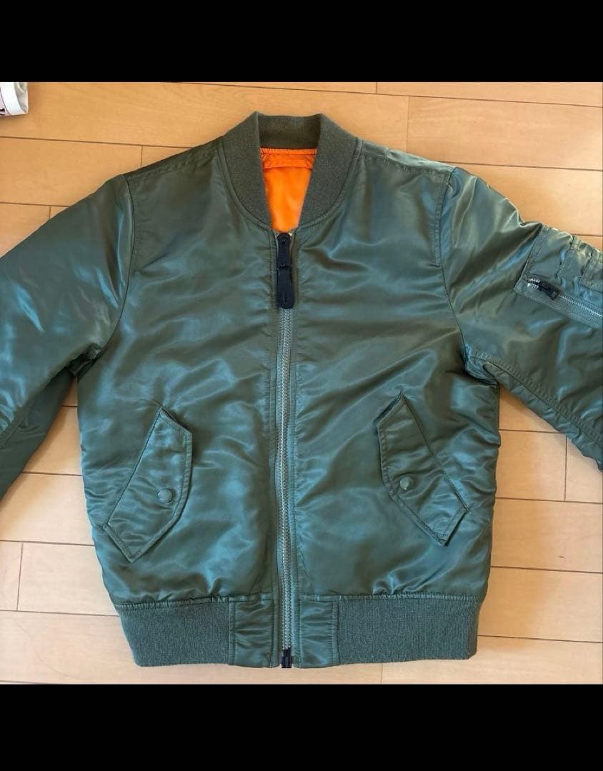 AlphaMA1 カーキ Sサイズ 美品 新品