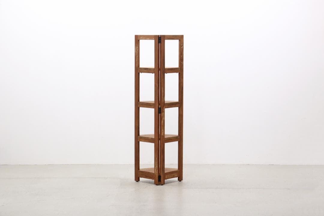 アクメファニチャー TROY トロイ チーク 無垢 古材 コーナーシェルフ