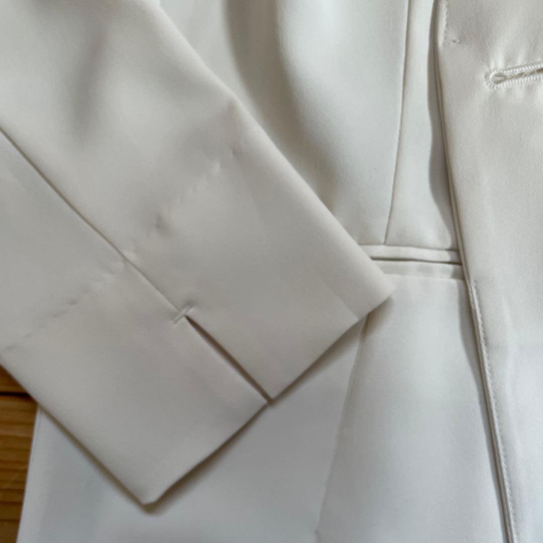 新品未使用品【INDIVI】ジャケット＋ワイドパンツ S　 白　ホワイト