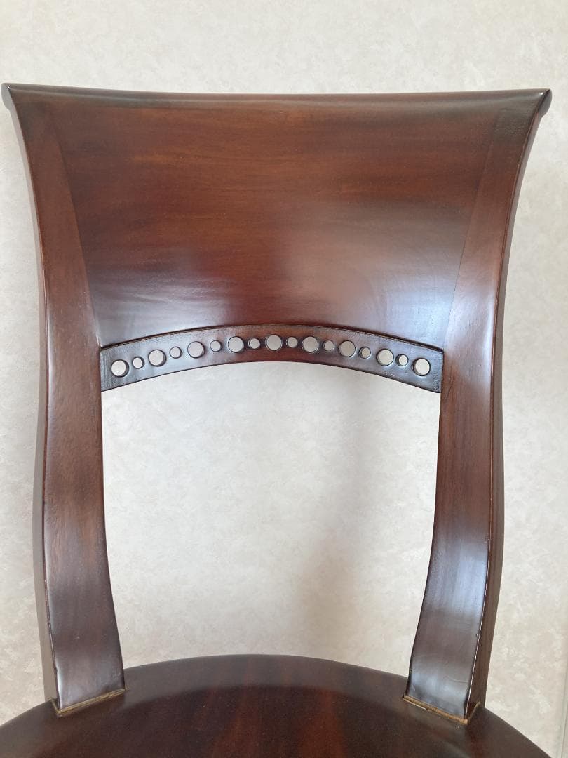 クラシック木製チェア ダークブラウン