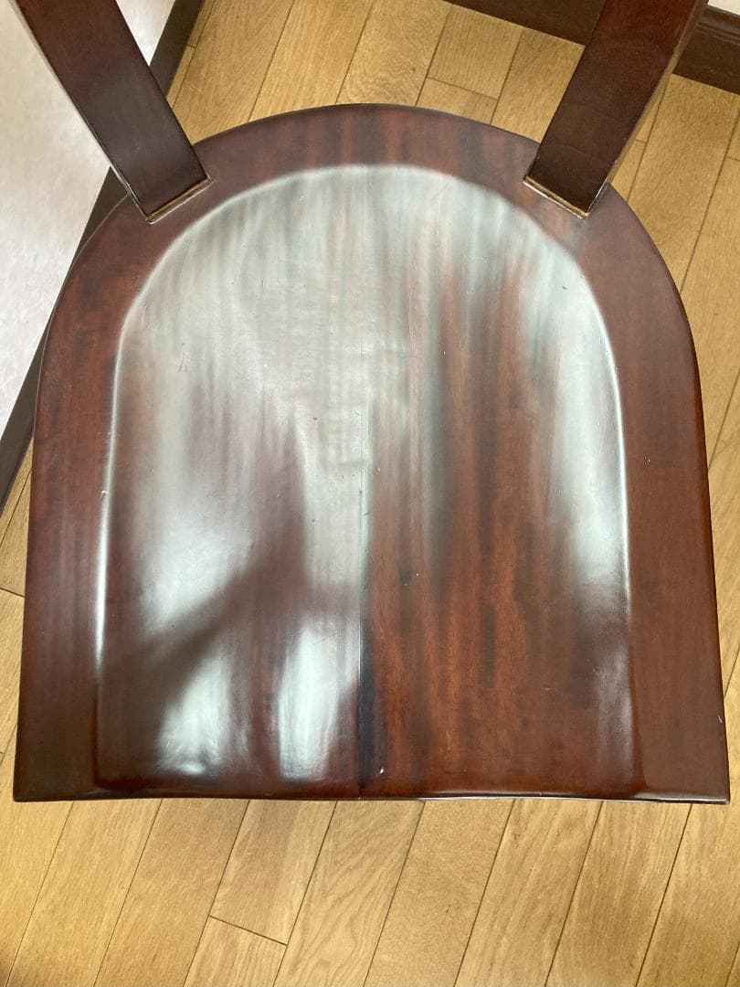 クラシック木製チェア ダークブラウン