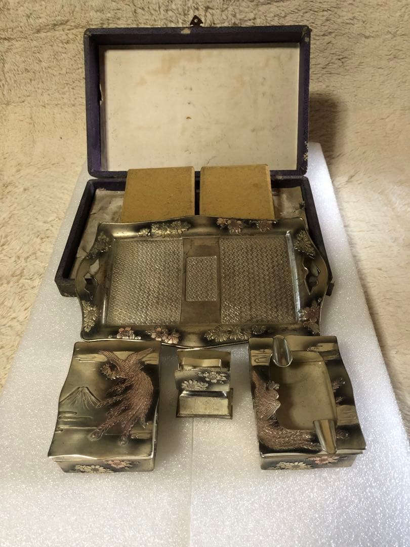 レトロ灰皿セット　アンティーク　当時物