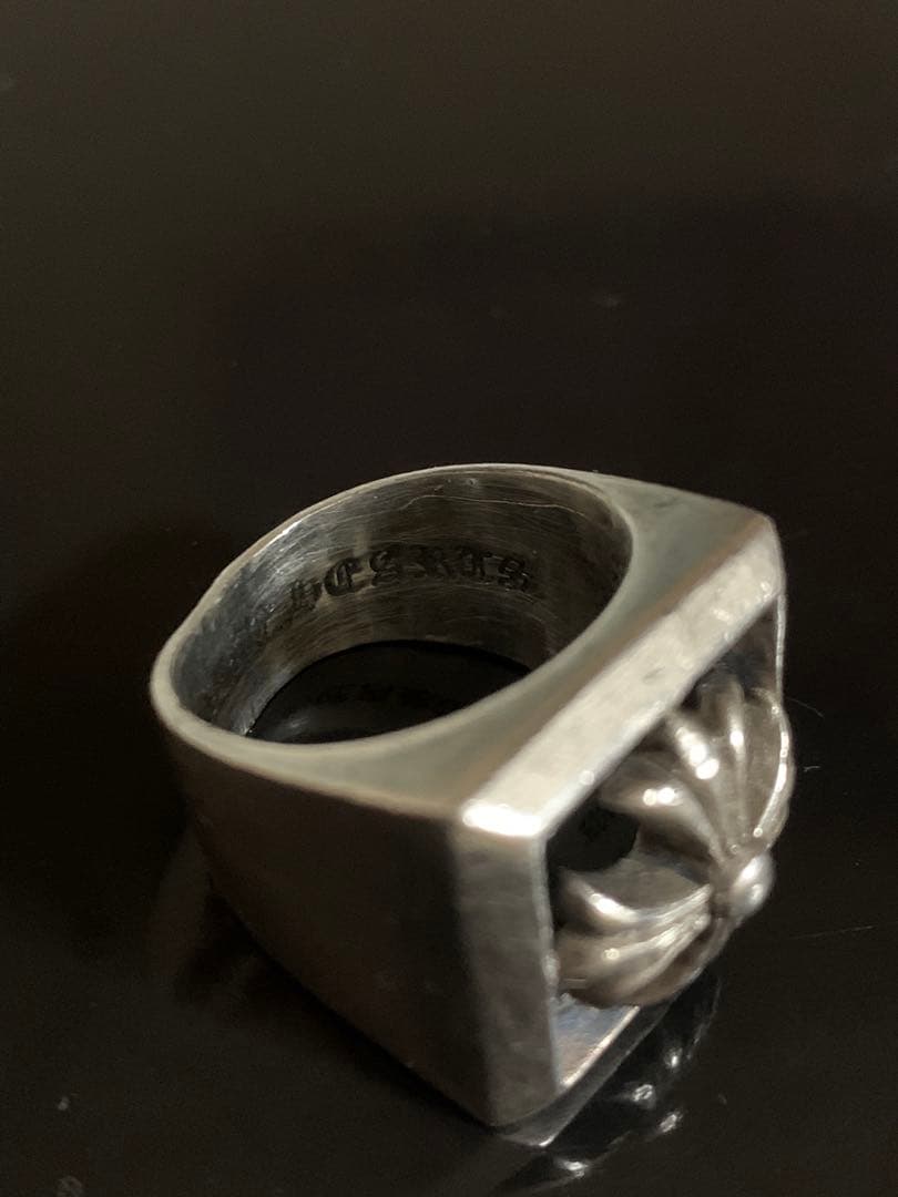 クロムハーツ　レターブロック CHプラス リング　25号
