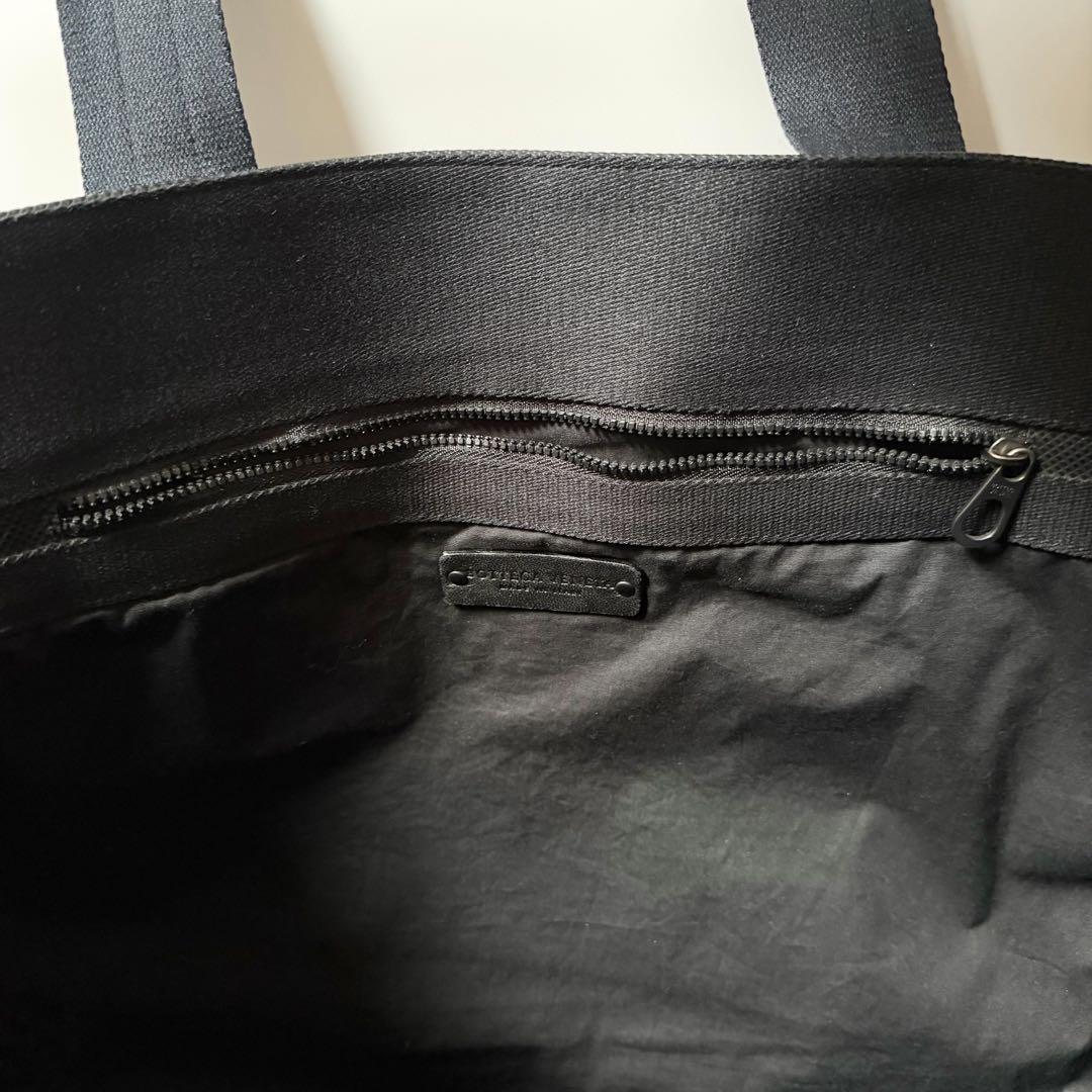 極美品　ボッテガヴェネタ　マルコポーロ　PVC 黒トートバッグ　A4 ビジネス