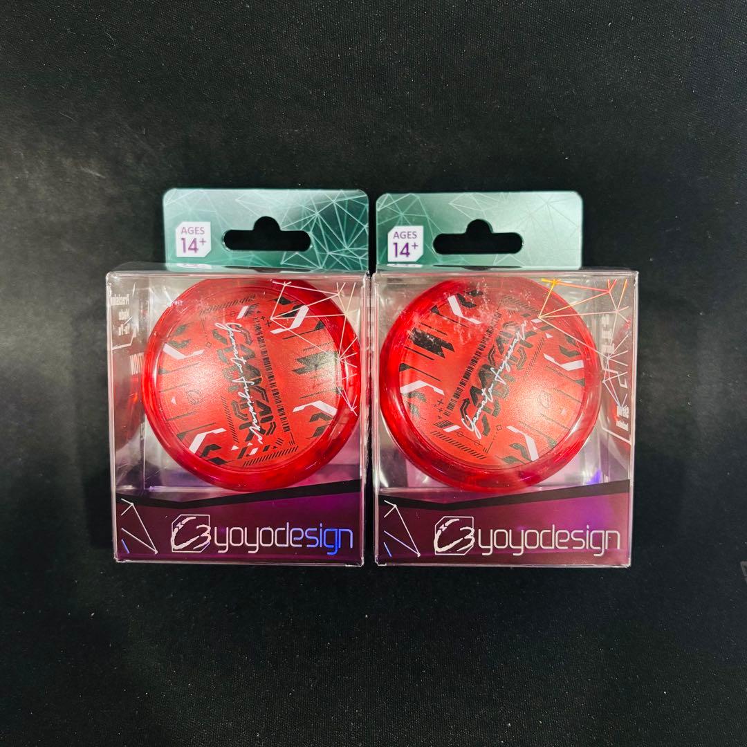 C3yoyodesign seeker シーカー　クリアレッド