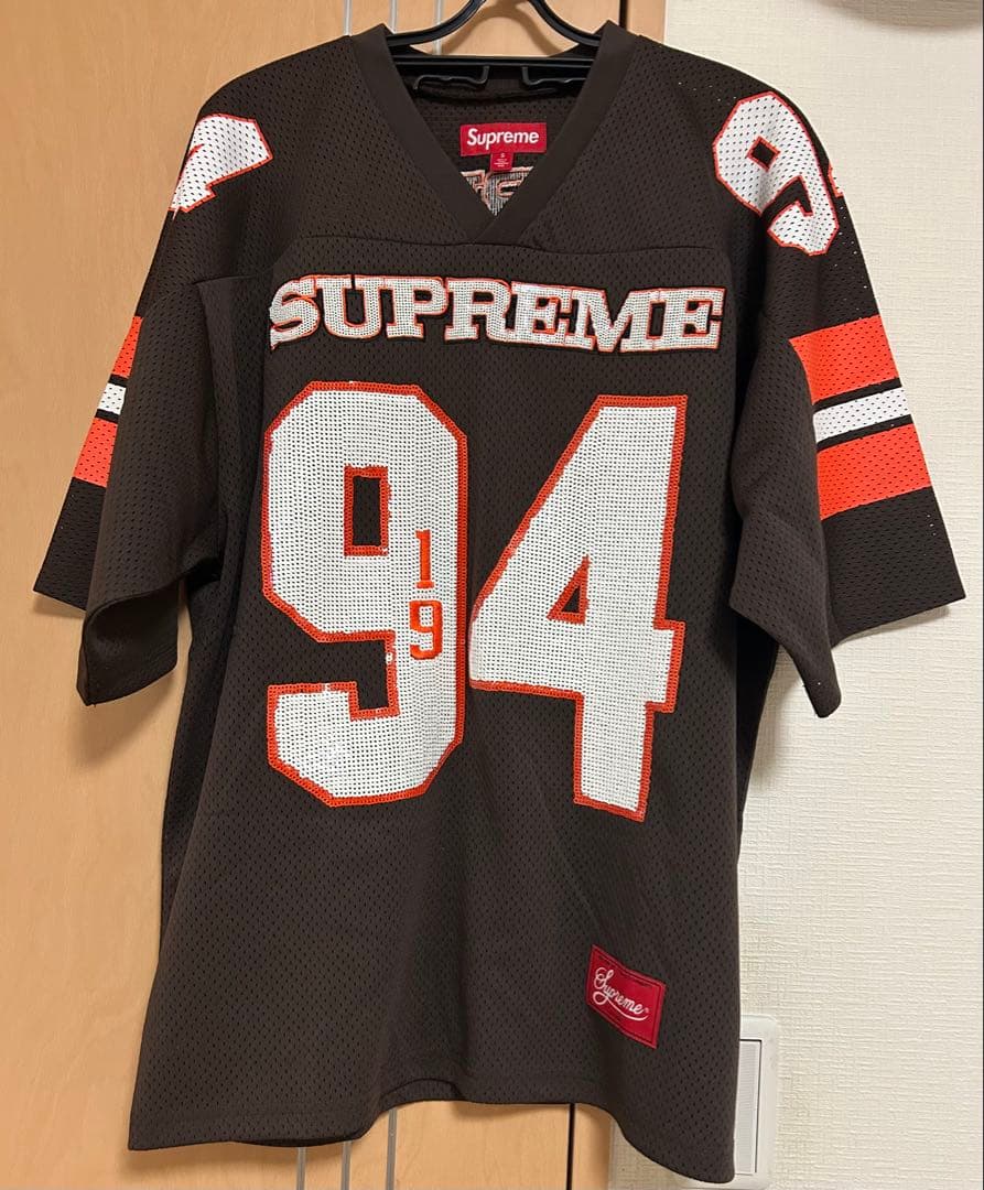 シャツ Supreme Sequin Football Jersey