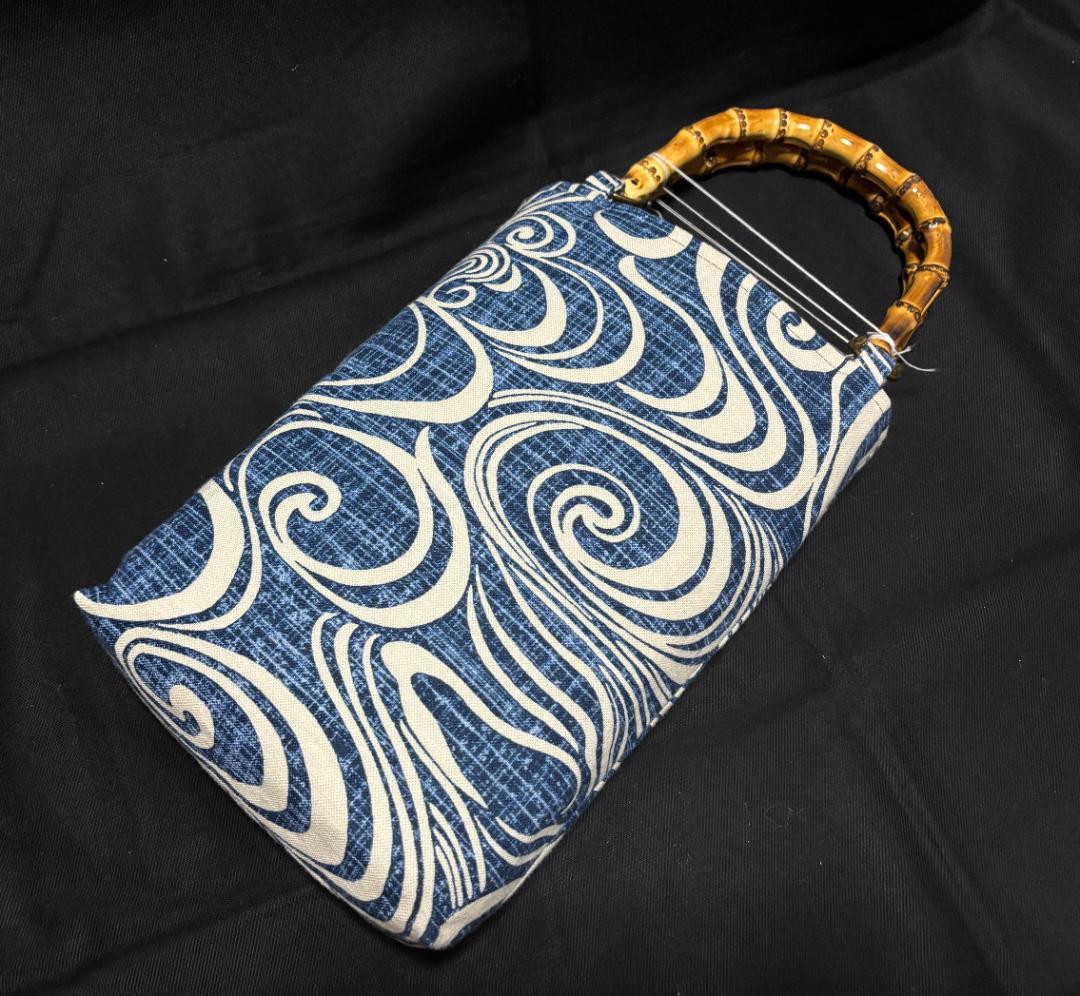 バンブー手提げ 流水