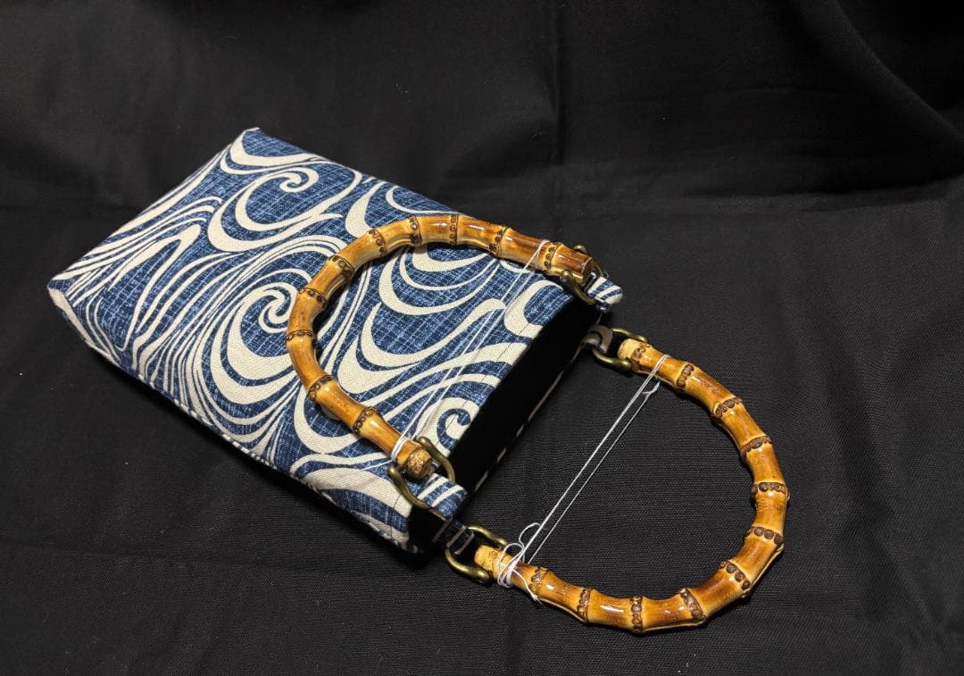 バンブー手提げ 流水