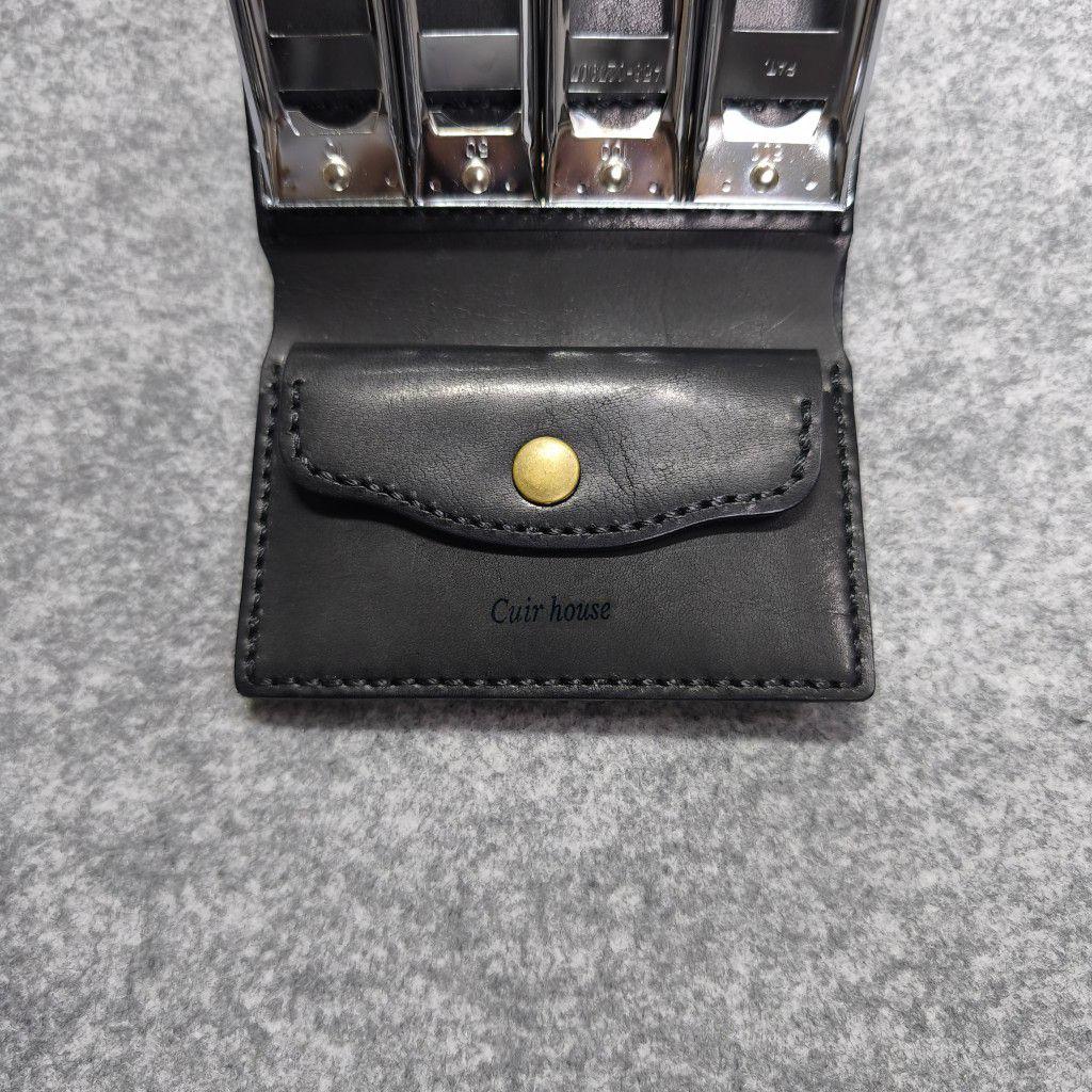 (名入れ可・色変更可)キャッチャー　財布　ハンドメイド　レザー　クラフト