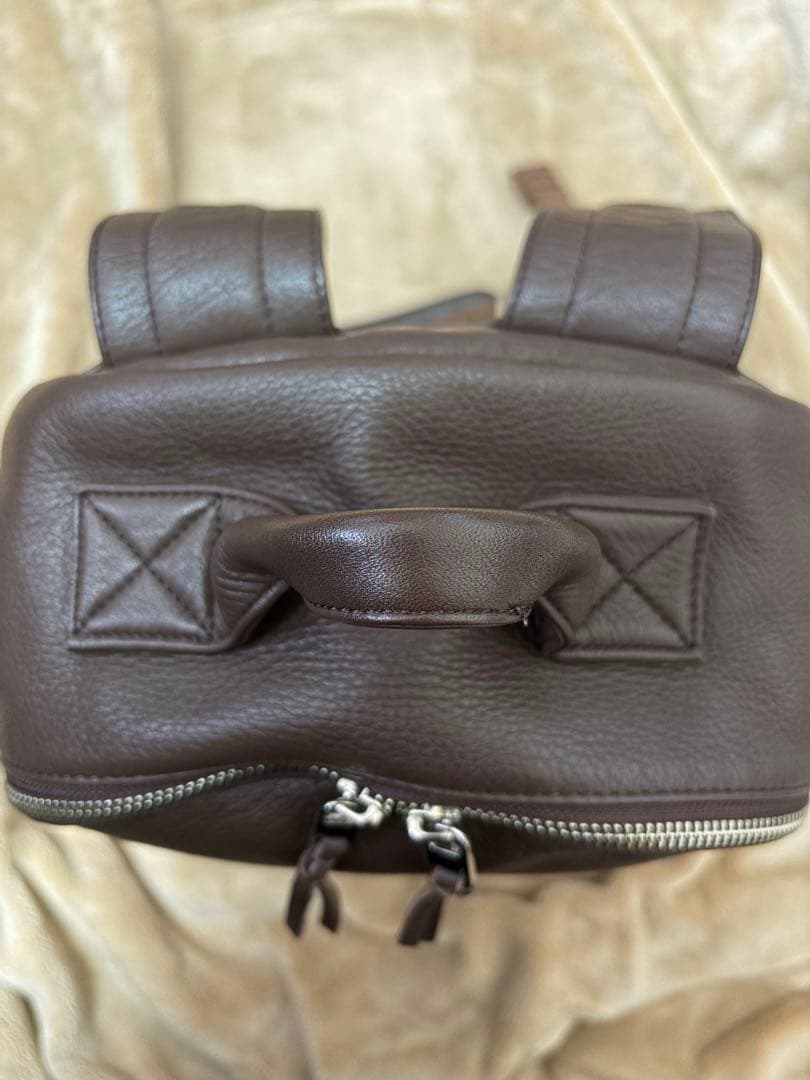 【ch!iii】 LEATHERバックパック　ブラウン