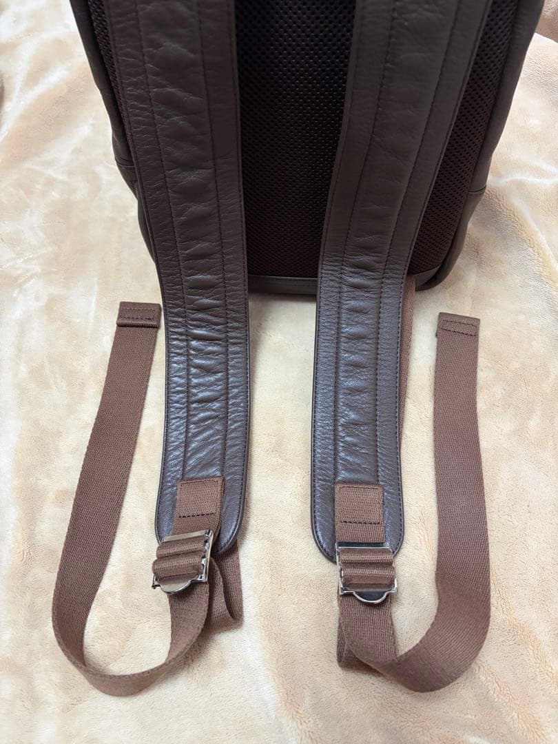 【ch!iii】 LEATHERバックパック　ブラウン