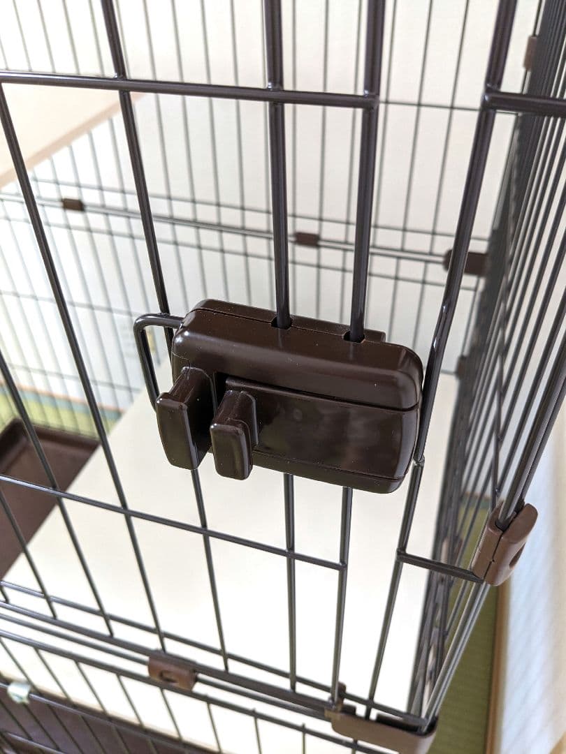 アイリスオーヤマ 猫用 コンビネーションサークル ケージ 棚付き