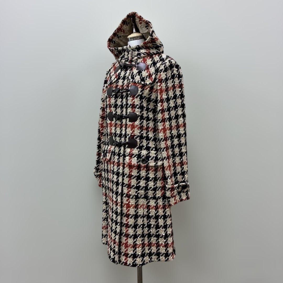 DAKS E1 チェック柄フード付きダッフルコート　新品未使用　ダックス