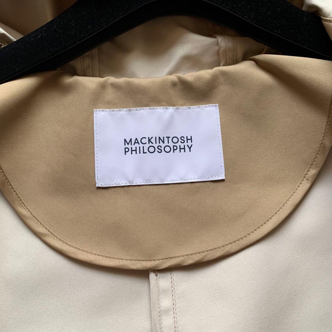 美品♡マッキントッシュフィロソフィー ダブルクロスフーデッドコート 36