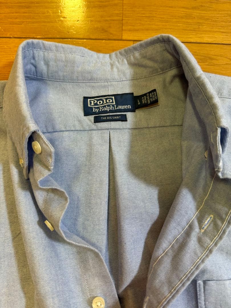 【美品】ポロラルフローレン ビッグシャツ Lサイズ