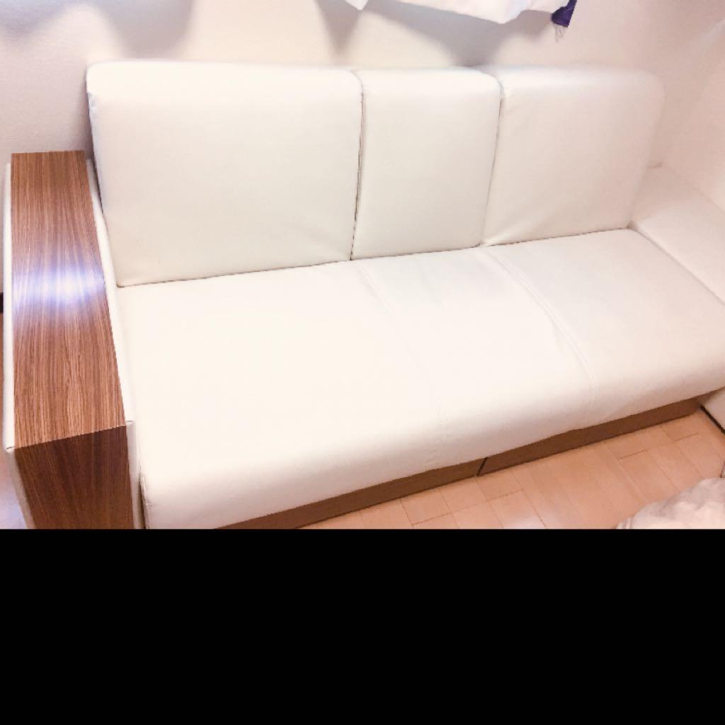 高級ソファーベッド クッション2個付き