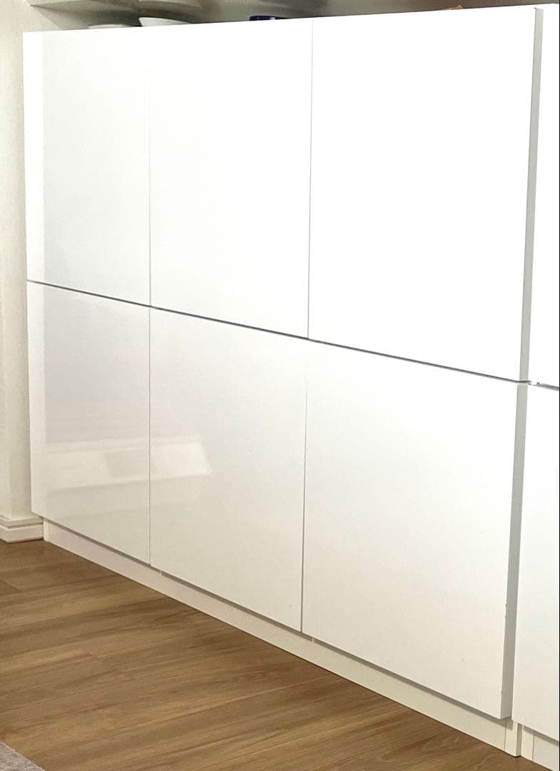 薄型スクエアキャビネット　カウンター下収納　6マス