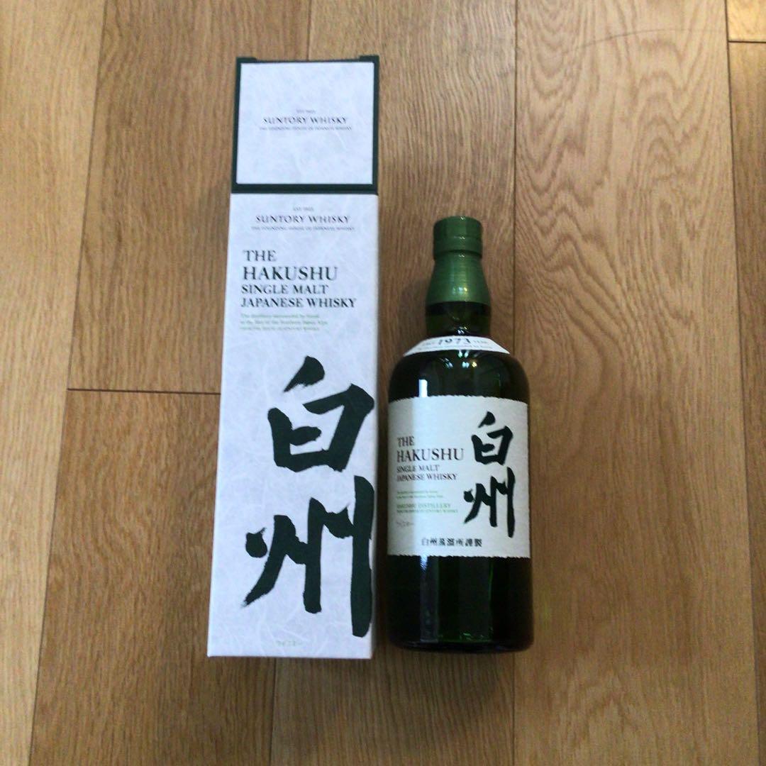 白州 シングルモルトウイスキー 700ml 箱入り新品未使用未開封品日本山梨希少