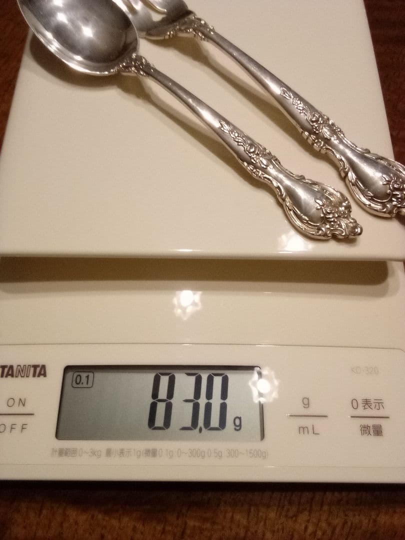 アメリカ シルバーサ—ビスフォーク&スプーン アンティーク