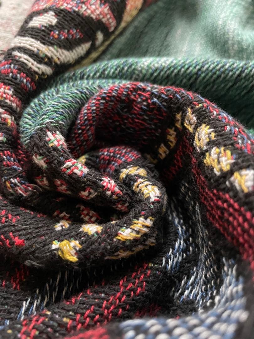 B04015 ヴィンテージ　ラグ　マルチカバー　馬　ホース　130×177