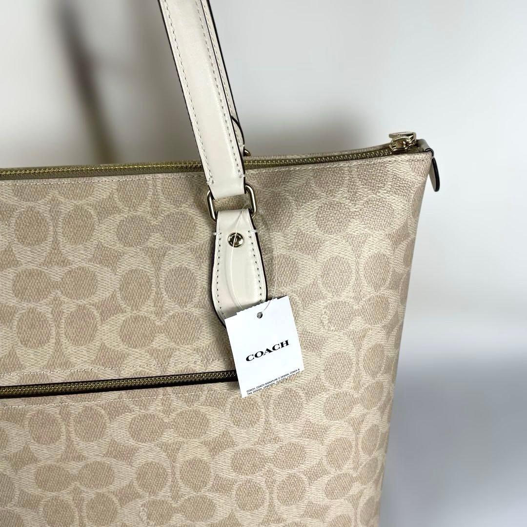 coach ⭐️ コーチ 新品タグ付き トートバッグ シグネチャー CW381