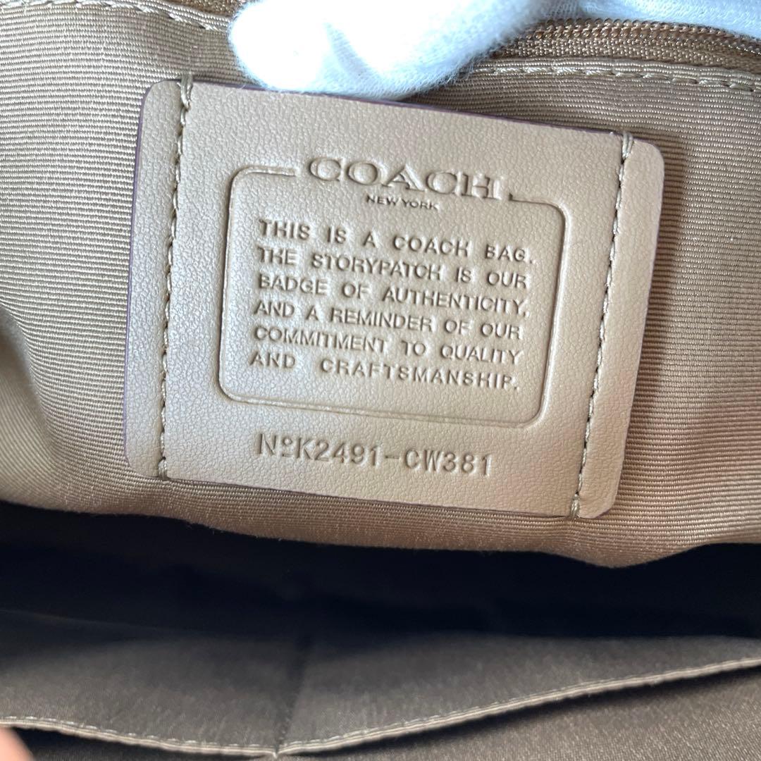 coach ⭐️ コーチ 新品タグ付き トートバッグ シグネチャー CW381