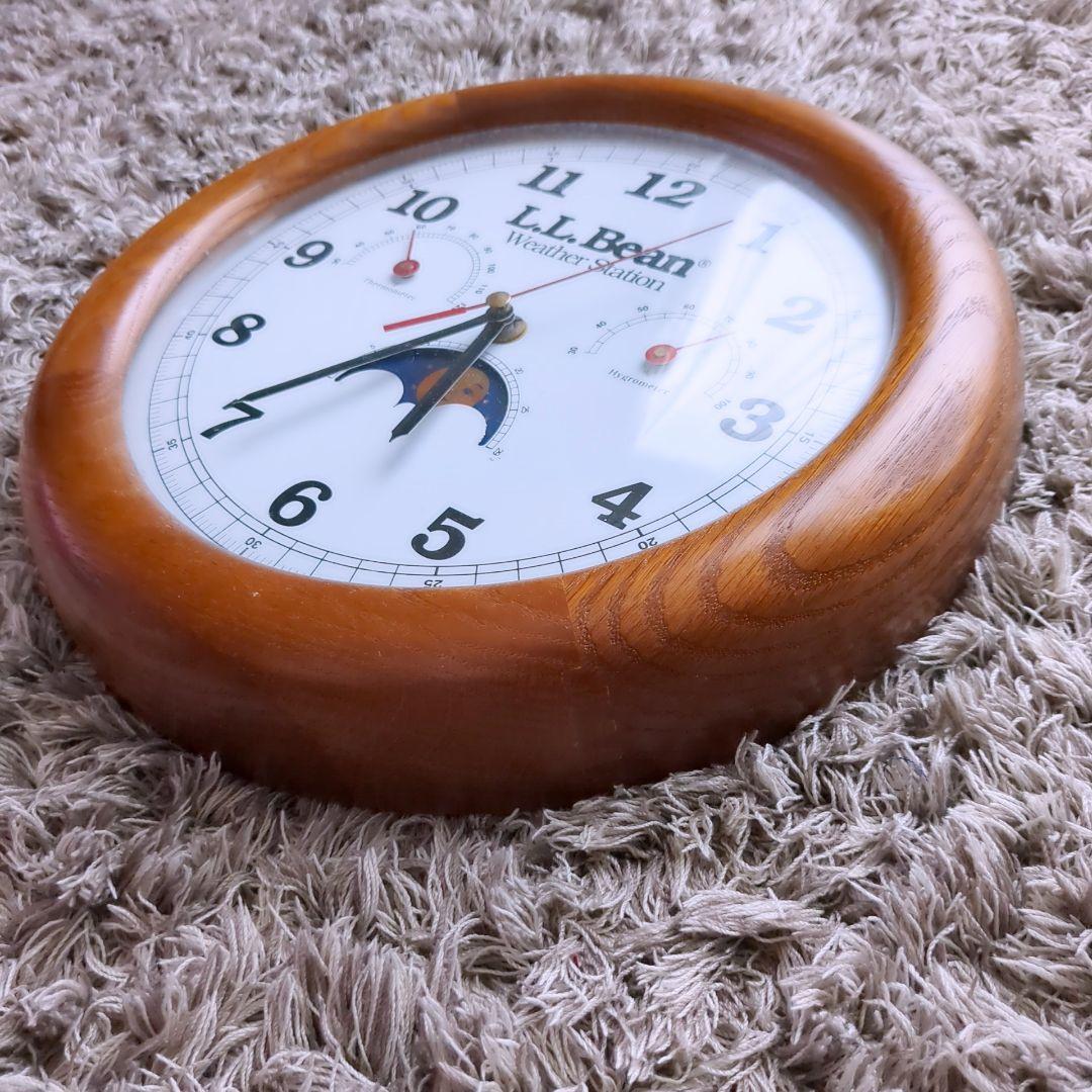 L.L. Bean エルエルビーン 壁掛け時計 weather station