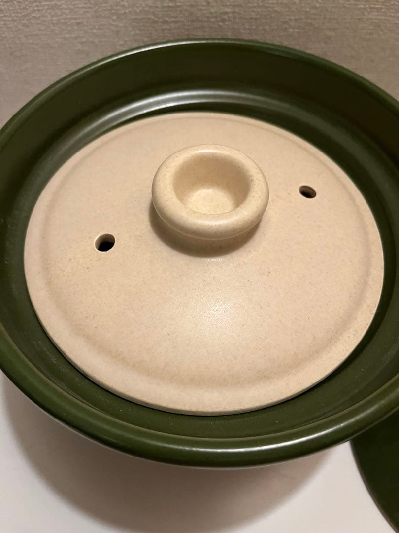 訳あり　華月 大黒ごはん鍋 【新品未使用】 2合炊き 内蓋付き 萬古焼