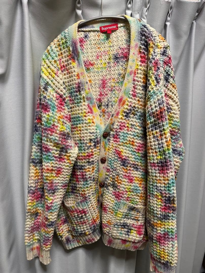 【希少】Supreme カーディガン マルチカラー　Lサイズ