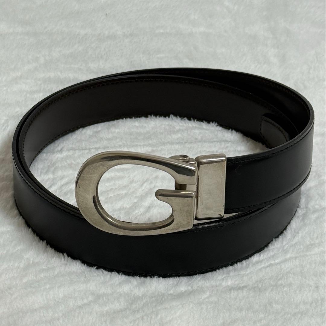 GUCCI★ベルト★レザー★黒/茶色系★美品