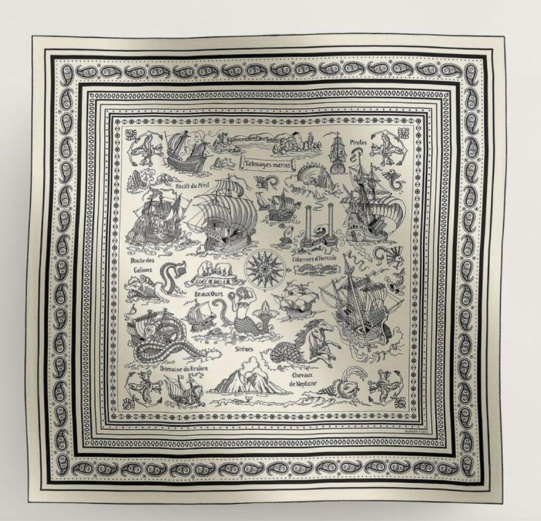 週末値下:エルメス カシシル 船乗りのタトゥー ホワイト