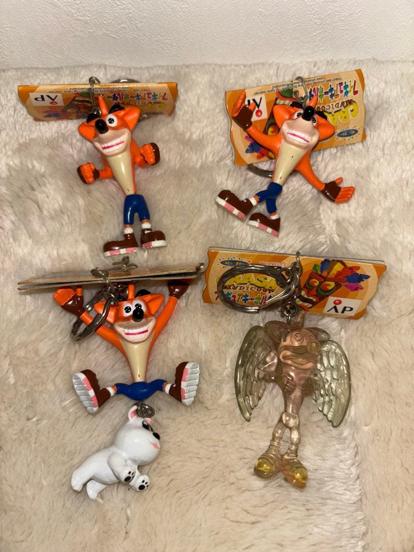 クラッシュバンディクー キーホルダー 4個セット