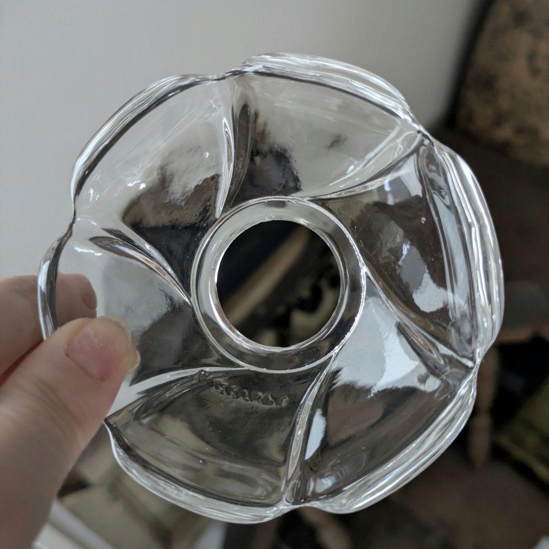 フランスアンティーク　オールドバカラ　ミニシャンデリアシェードA/ランプライト