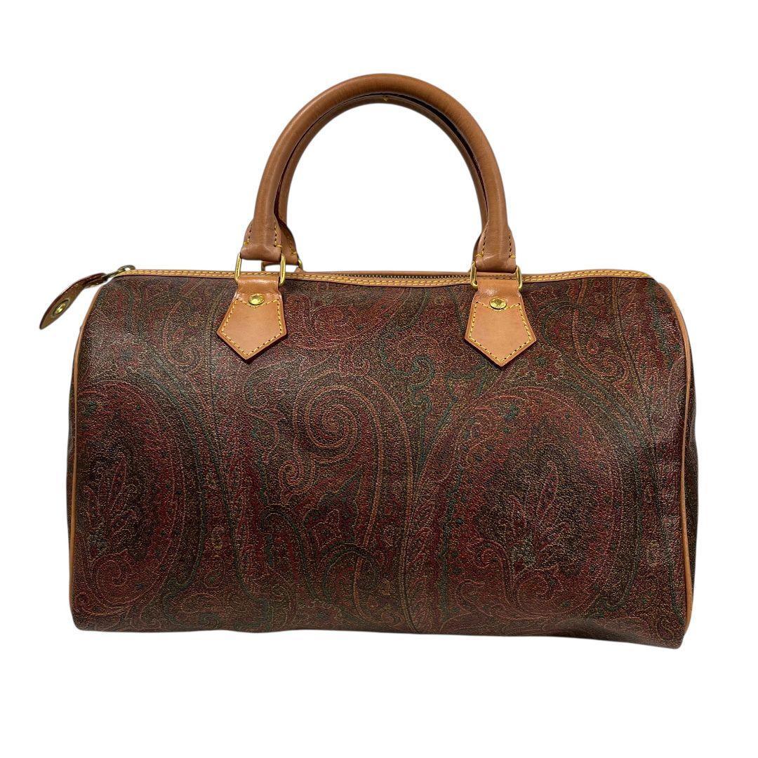 極美品　エトロ　ETRO　ミニボストンバッグ　ハンドバッグ　ペイズリー柄