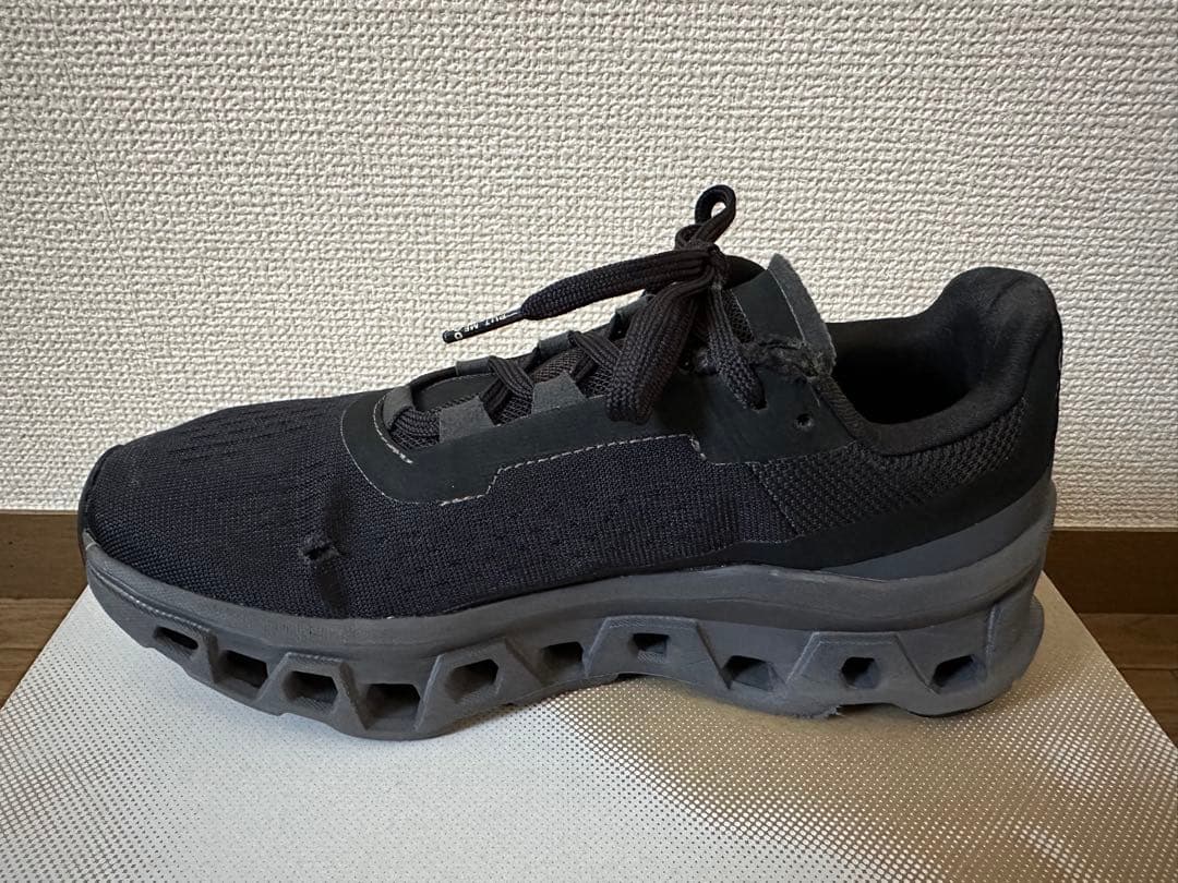 む*び様 On Cloudmonster レディース　黒　23cm ブラックマグ