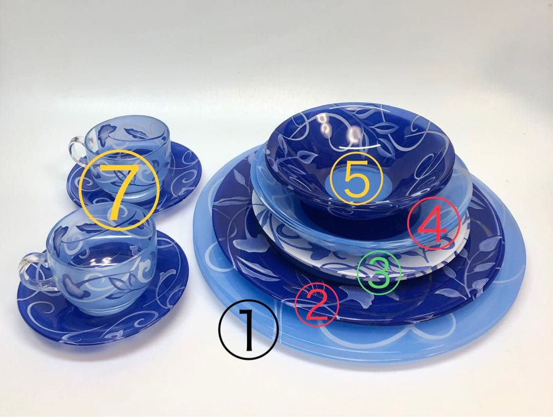 フランス製　ガラス食器 ④ 鉢