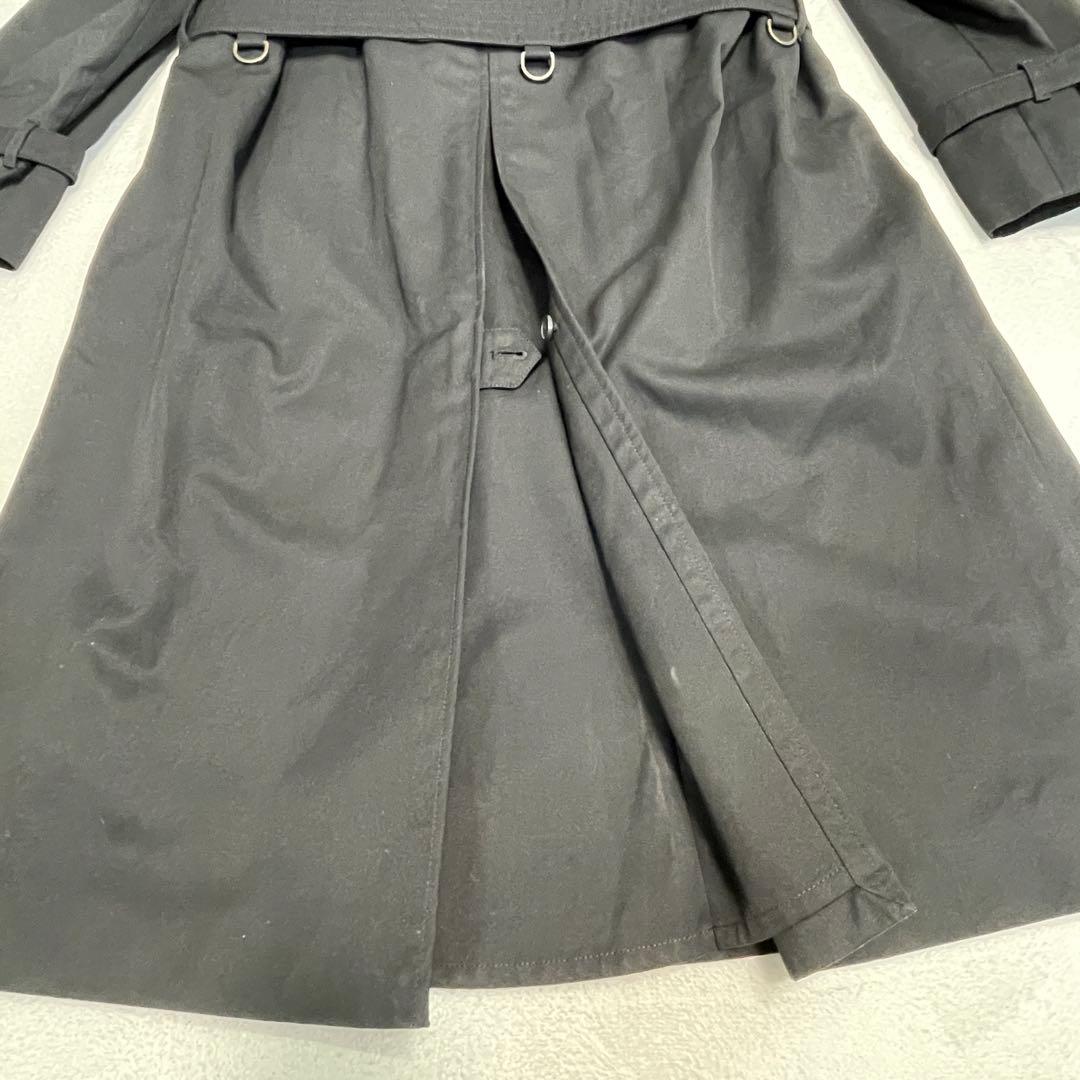 【新品タグ付】アクアスキュータム キングスゲート トレンチ 黒 M 定価20万円