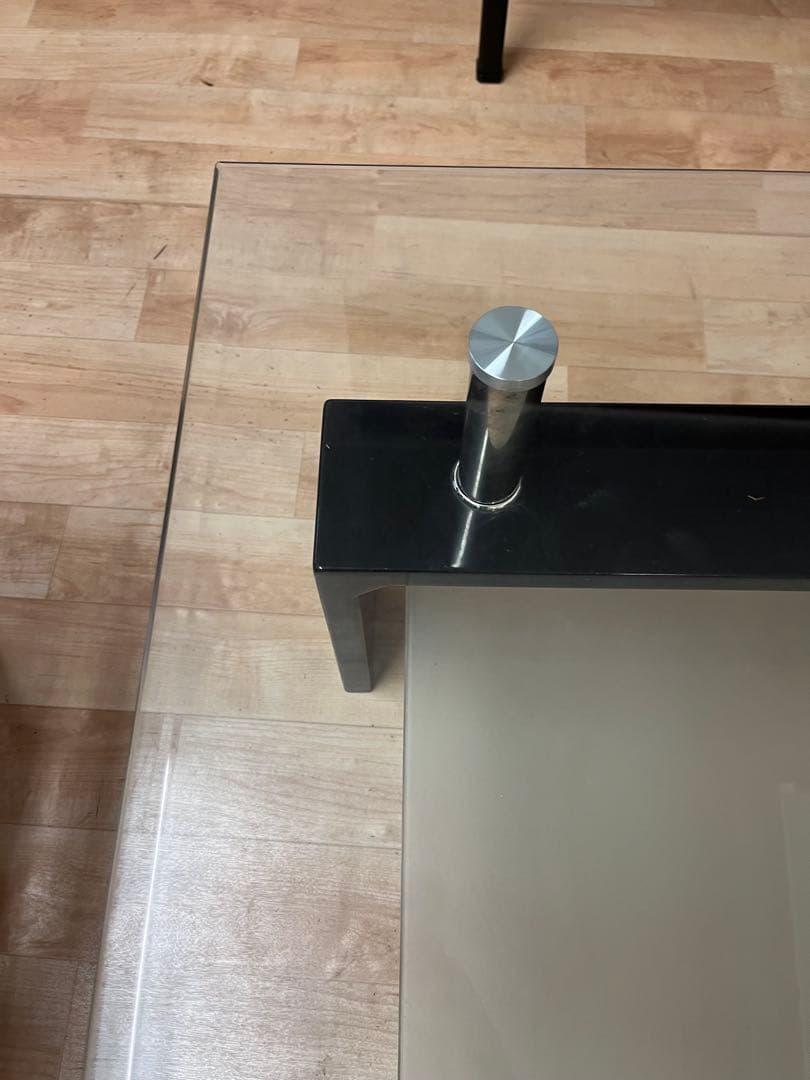 ガラステーブル　センターテーブル　ローテーブル　引き取り可　テーブル