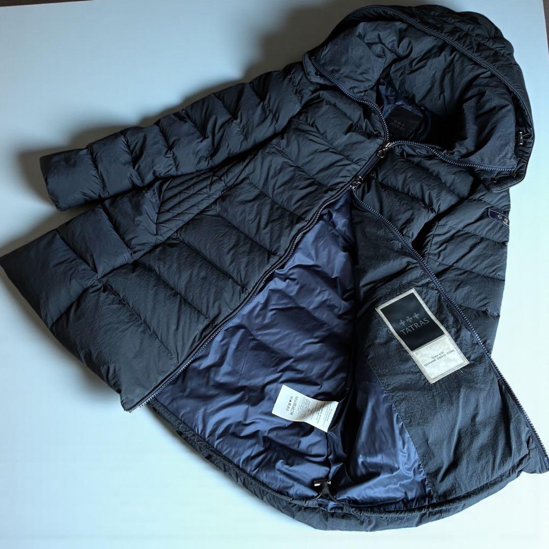 TATRAS ポリテアマ LTA20A4694 02 ダウンコート 紺 ネイビー