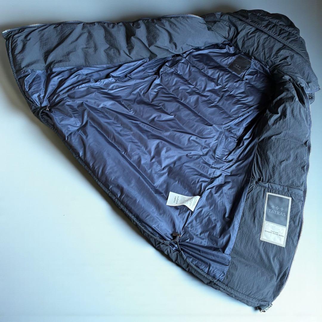 TATRAS ポリテアマ LTA20A4694 02 ダウンコート 紺 ネイビー