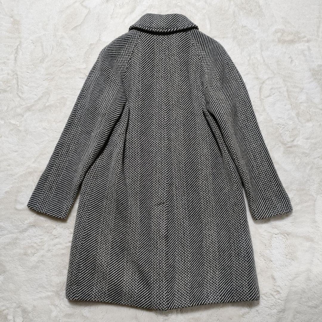 【新品未使用】PALTO パルト ヘリンボーン ステンカラーコート 定価約10万