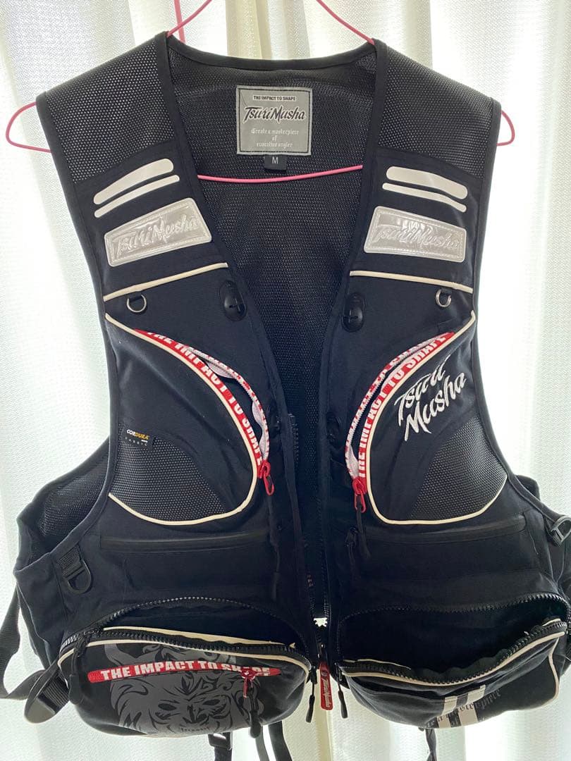 Tsuri Musha ライフジャケット Mサイズ 黒