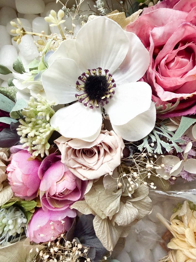 半額以下　ウェディングリースブーケ　ブートニア　アーティフィシャルフラワー