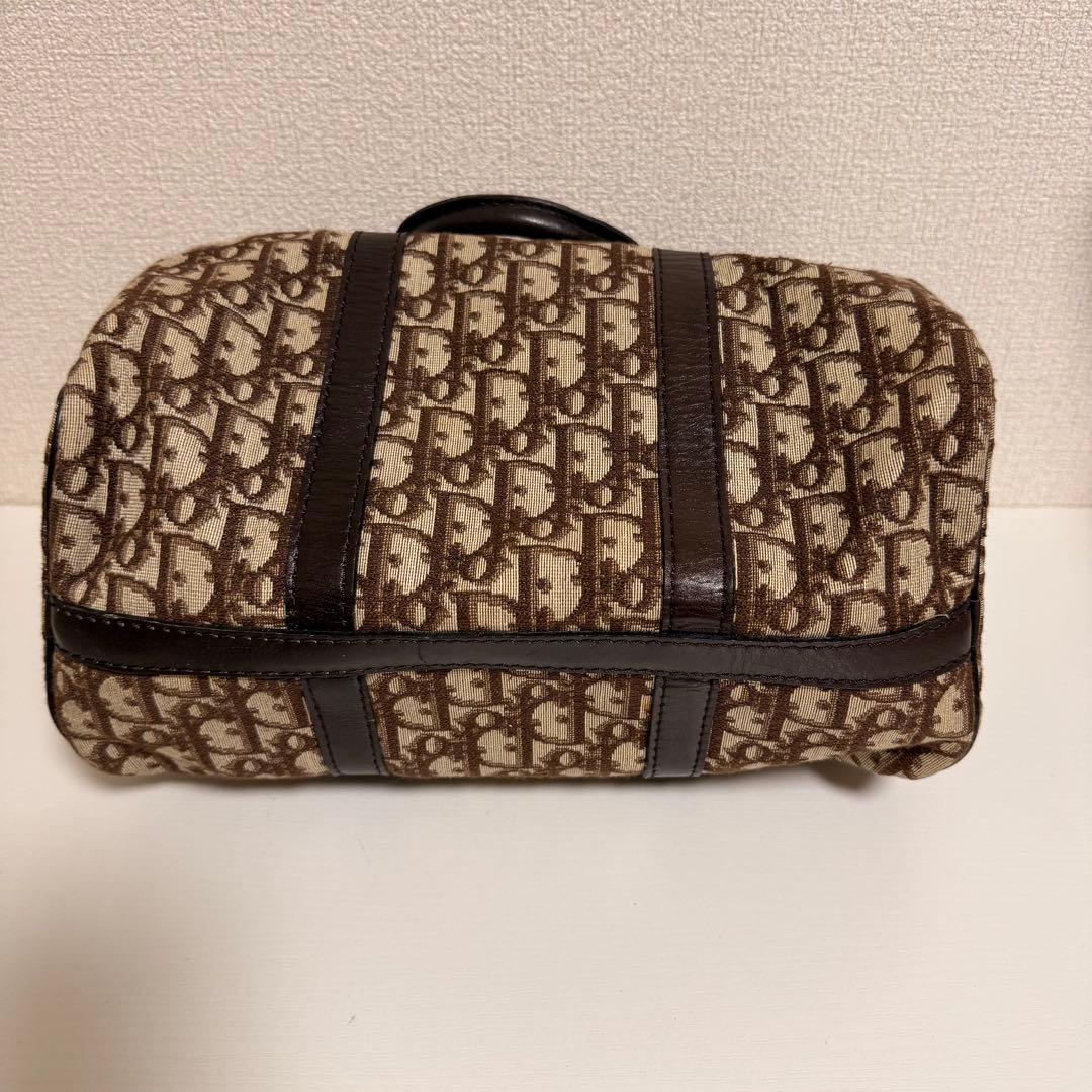 クリスチャンディオール Dior トロッター柄 ミニボストンバック