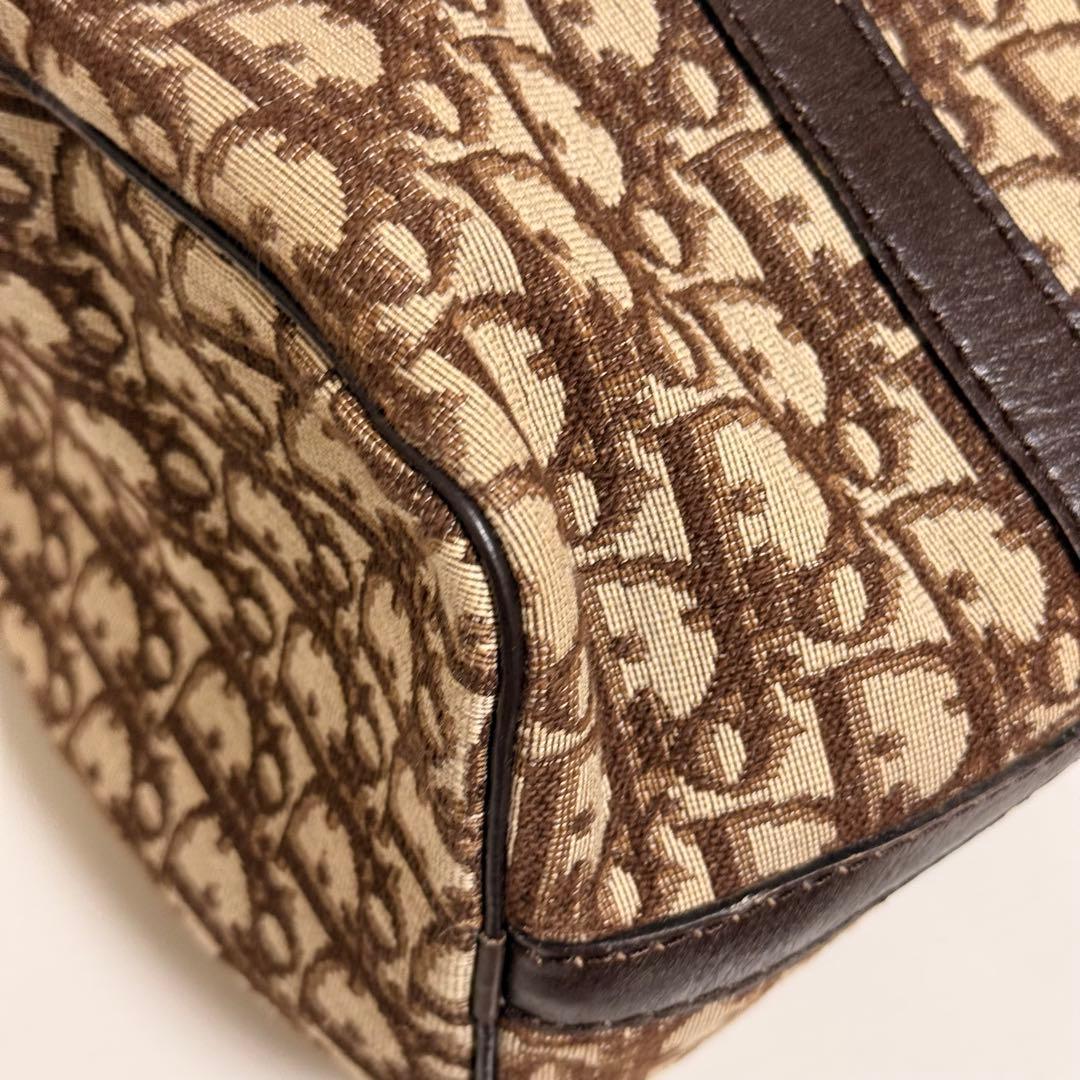 クリスチャンディオール Dior トロッター柄 ミニボストンバック