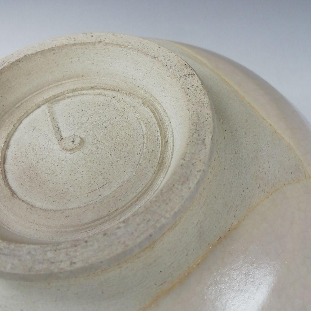 Ｔ３２９　茶碗　『色絵仁清海老画』『清閑寺窯　杉田祥平 造』共箱　抹茶碗　茶道具